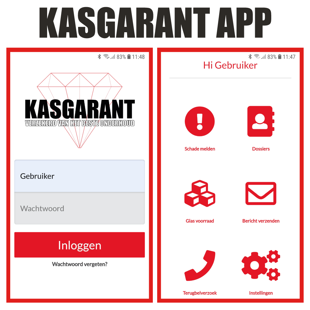 Westland Kasonderhoud - Kasgarant app